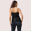 Opulent Nights Silk Cowl Neck Camisole
