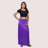 Indian Silk Saree&#39;s Satin Petticoat for Women