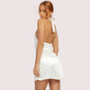 Radiance Satin Flirty Mini Dress