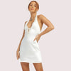 Radiance Satin Flirty Mini Dress