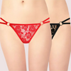 Women&#39;s Lace G String &amp; Thong Panties (Pack of 2)