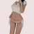 Hip Ruffled Crotch Mesh Lace Panties