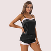 Opulent Nights Pure Silk Satin Lounge Set
