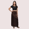 Ladies&#39; Glossy silk Ethnic Slip