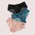 Women's Floral Bow Lace Panties Pack (Of 3)