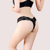 Crimson Shadow Lace V-String Panty