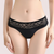 Crimson Elegance Lace Low-Waist Underwear